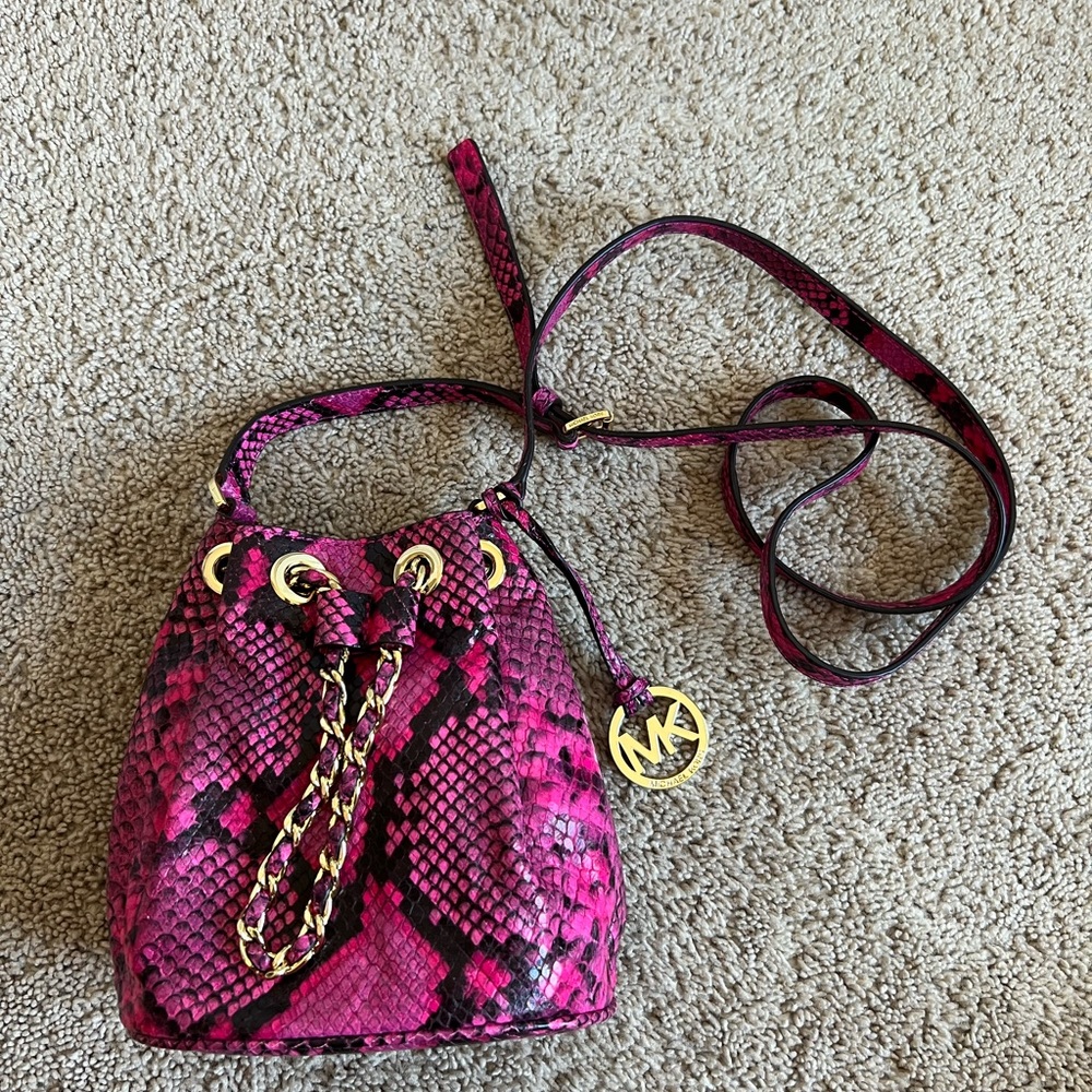 Michael Kors mini drawstring bag